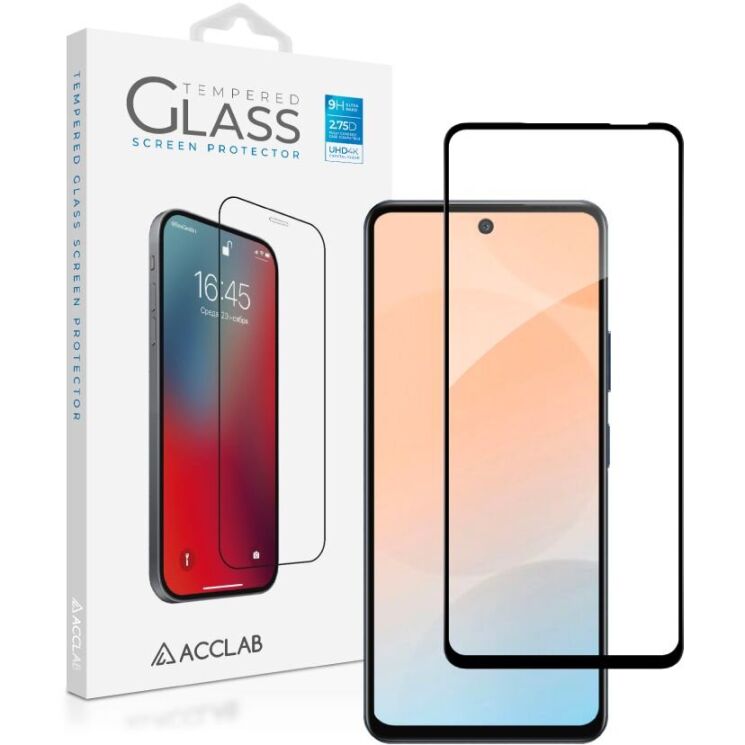 Защитное стекло ACCLAB Full Glue для Infinix Hot 50 - Black: фото 1 из 7