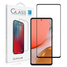 Защитное стекло ACCLAB Full Glue для Samsung Galaxy A72 - Black: фото 1 из 6