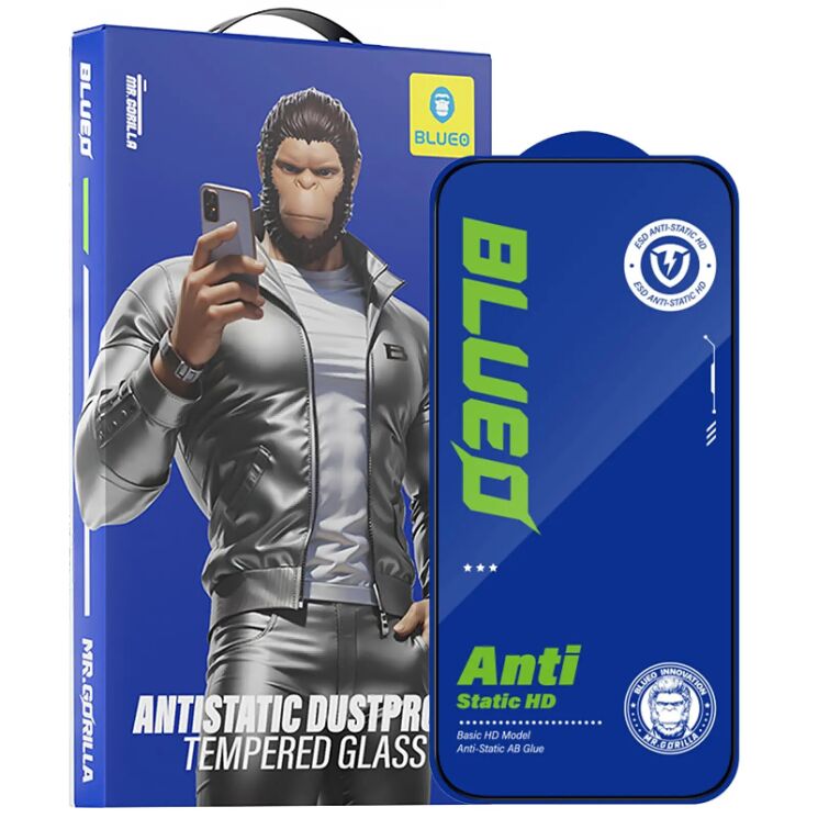 Защитное стекло Blueo Full Cover Anti-Static для Samsung Galaxy S26 (S942) - Black: фото 1 из 6