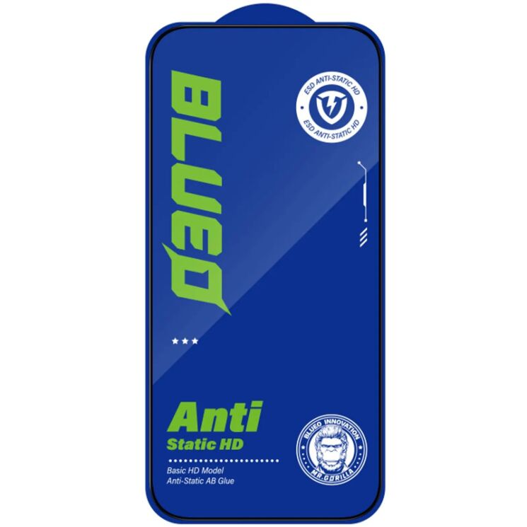 Защитное стекло Blueo Full Cover Anti-Static для Samsung Galaxy S26 (S942) - Black: фото 2 из 6