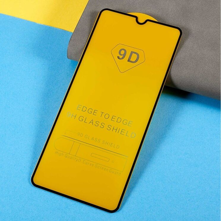 Защитное стекло Deexe Full Glue Coverage для Samsung Galaxy A13 (А135) - Black: фото 4 из 8