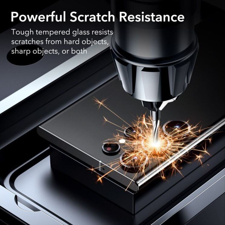 Защитное стекло ESR Camera Lens для Samsung Galaxy S23 Ultra (S918) - Clear: фото 6 из 10