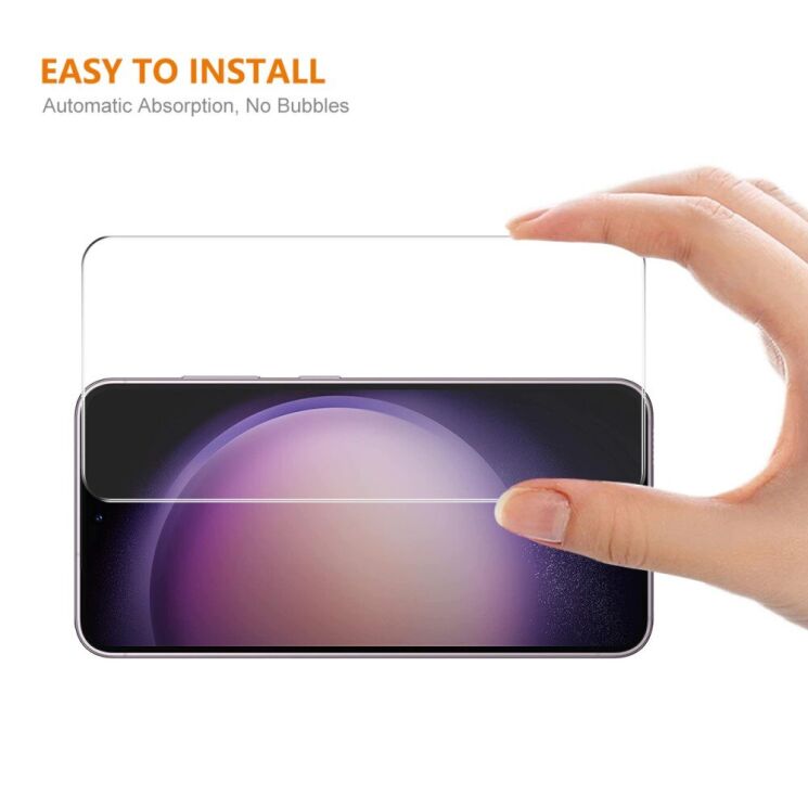 Захисне скло HAT PRINCE 0.26mm для Samsung Galaxy S23 FE - Transparent: фото 3 з 8