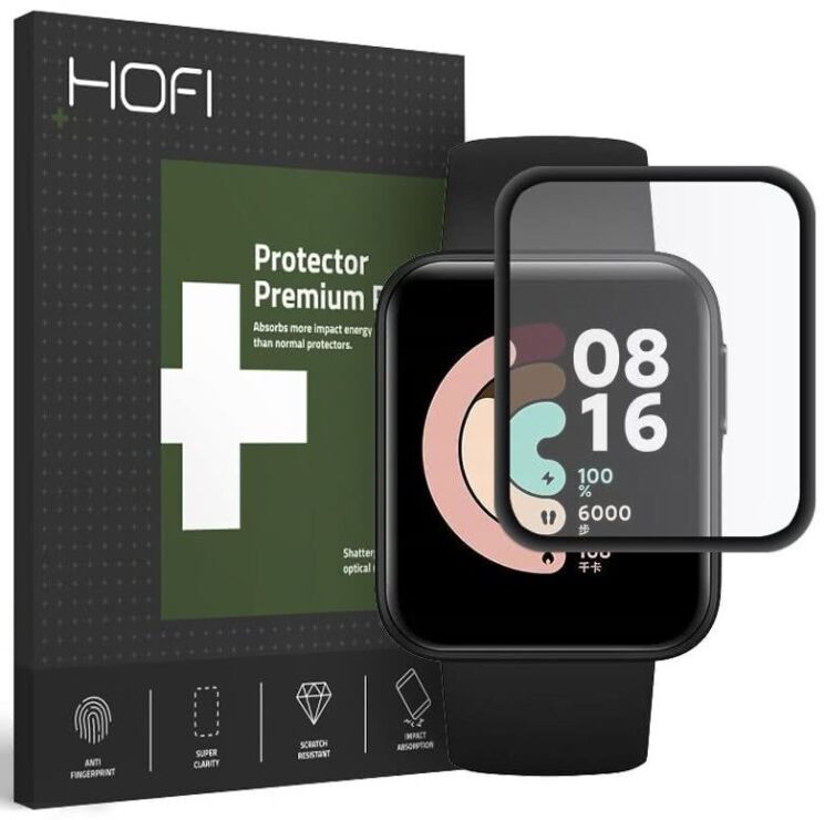 Защитное стекло HOFI Hybrid Glass для Xiaomi Mi Watch Lite - Black: фото 1 из 2
