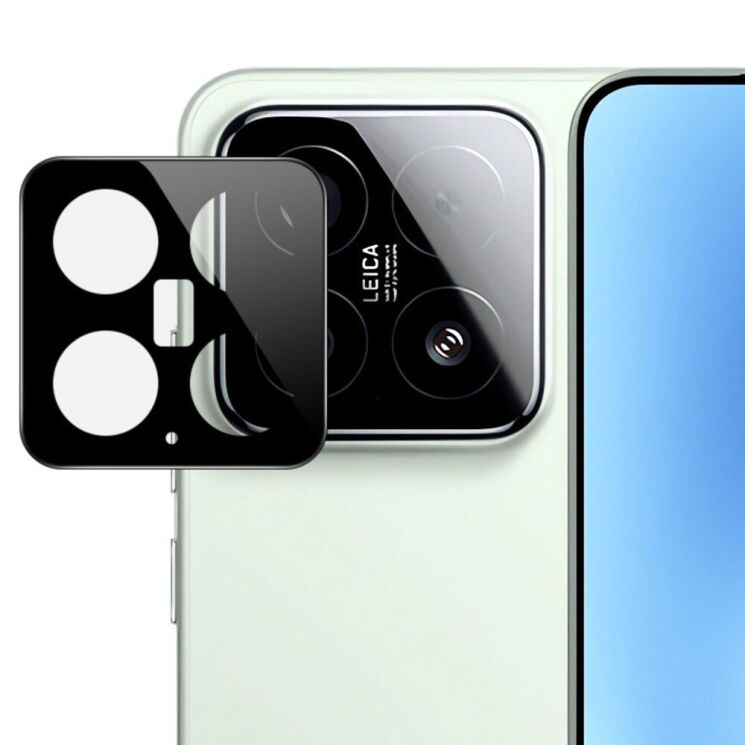 Защитное стекло IMAK Install Black Glass Lens для Xiaomi 15 - Black: фото 2 из 8
