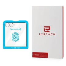 Защитное стекло LEREACH Tempered Glass Full Screen Protector для Samsung Galaxy Flip 8 / Flip7 - Black: фото 1 из 13