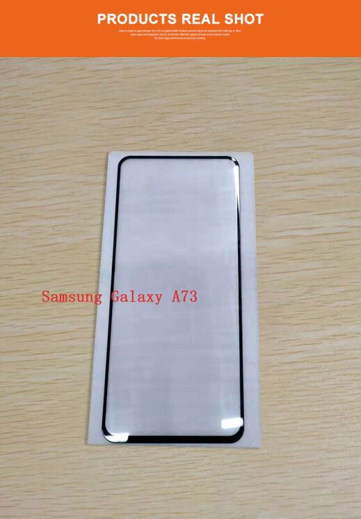 Защитное стекло MOCOLO Full Glue Cover для Samsung Galaxy A73 - Black: фото 10 из 11