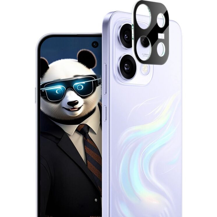 Защитное стекло на камеру IMAK Black Glass Lens для OPPO Reno 16 F/FS - Black: фото 1 из 8