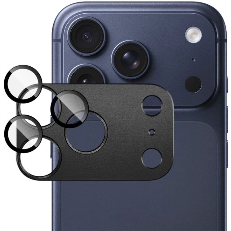 Захисне скло на камеру IMAK Camera Lens Combo для iPhone 18 Pro Max - Grey (423873H) Захисне скло на камеру IMAK Camera Lens Combo для iPhone 18 Pro Max - Grey: фото 1 з 12