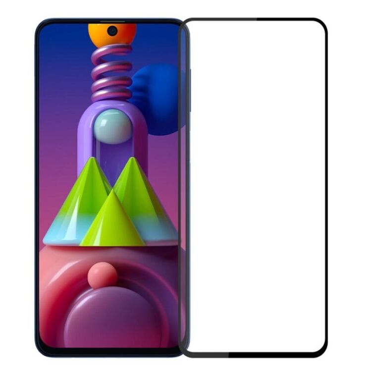 Защитное стекло PINWUYO Full Glue Cover для Samsung Galaxy M51 (M515) - Black: фото 1 из 13