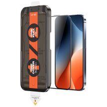 Защитное стекло Remax ES-01 Easy Glass для iPhone 17 / 16 Pro - Black: фото 1 из 6