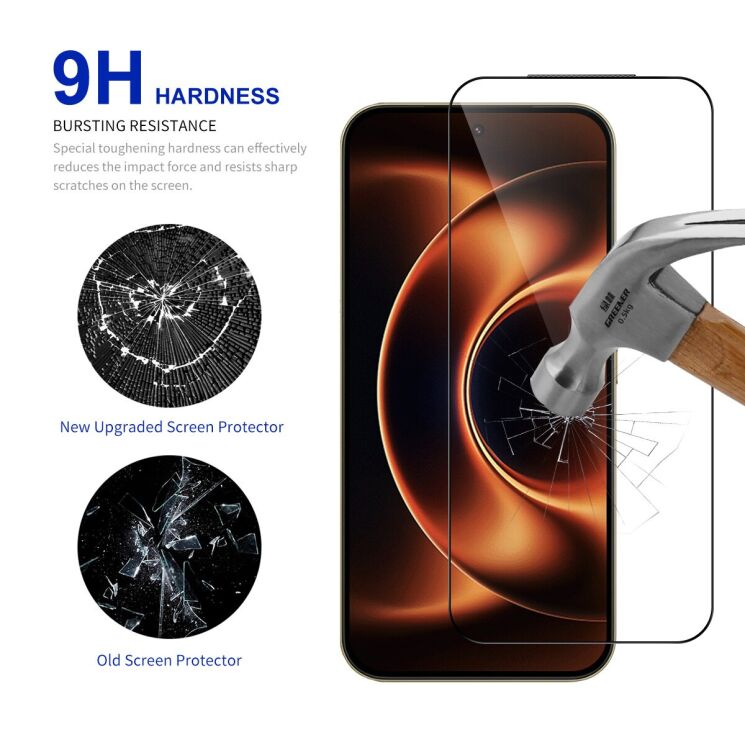 Защитное стекло RURIHAI Full Glue Screen Protect для Xiaomi 17 Ultra - Black (407527) Защитное стекло RURIHAI Full Glue Screen Protect для Xiaomi 17 Ultra - Black: фото 3 из 8