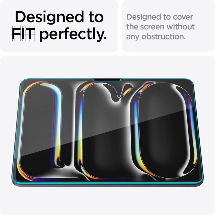 Защитное стекло Spigen (SGP) Glas.tR EZ Fit (FT) для Apple iPad Pro 13 (2024): фото 11 из 11