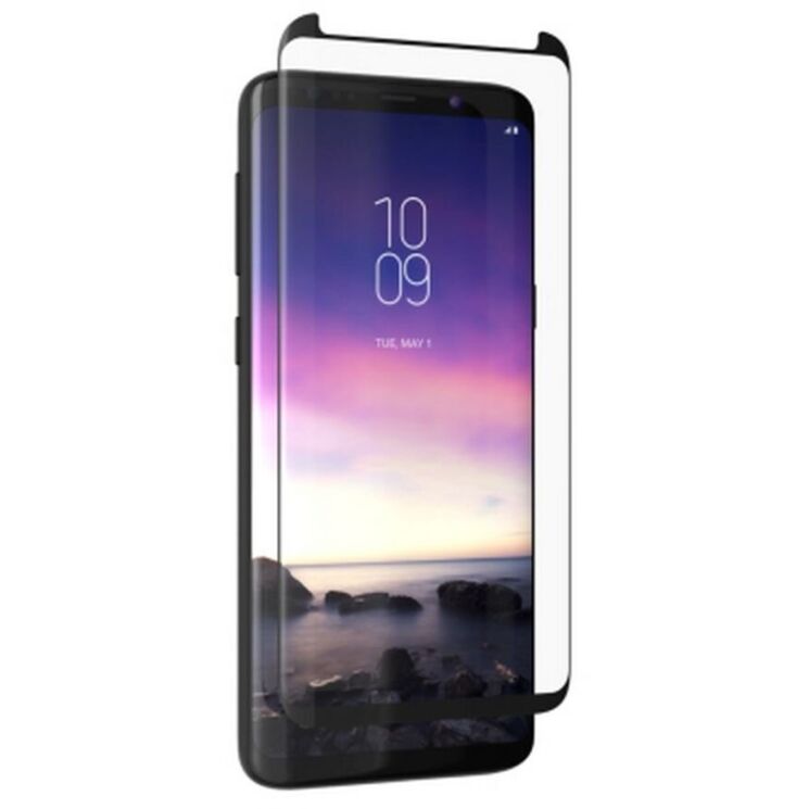 Захисне скло ZAGG InvisibleShield Glass Curve для Samsung Galaxy S9 (G960) 848467074901 - Black: фото 1 з 3