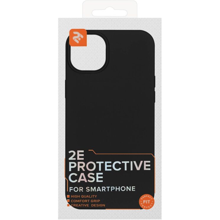 Защитный чехол 2Е Liquid Silicone для iPhone 14 Plus - Black: фото 3 из 3