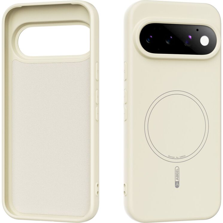 Защитный чехол ABEEL Lyra Skin with MagSafe для Google Pixel 11 / 11 Pro - Beige: фото 2 из 9