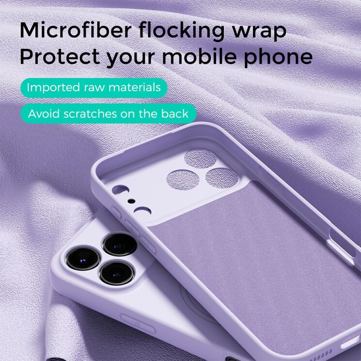 Захисний чохол ABEEL Lyra Skin with MagSafe для iPhone 18 Pro - Purple: фото 3 з 7