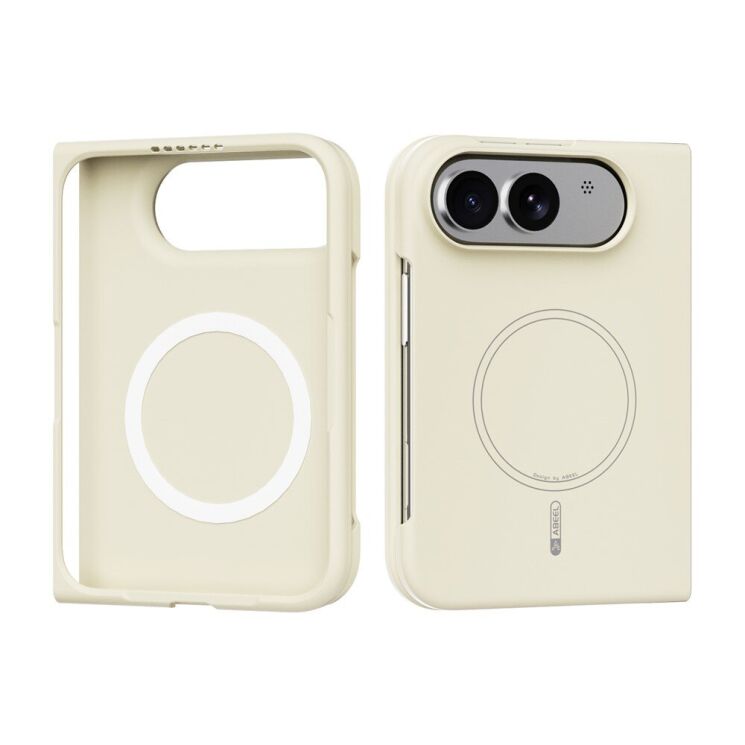 Захисний чохол ABEEL Lyra Skin with MagSafe (FF) для iPhone Duo - Beige: фото 1 з 6