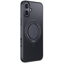 Захисний чохол Baseus Smart Ring Series для Apple iPhone 16 Plus - Black: фото 1 з 4
