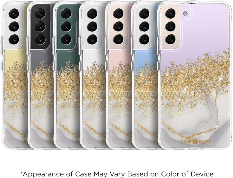 Защитный чехол Case-Mate Karat Marble для Samsung Galaxy S22 Plus (S906) CM048064 - White: фото 10 из 11