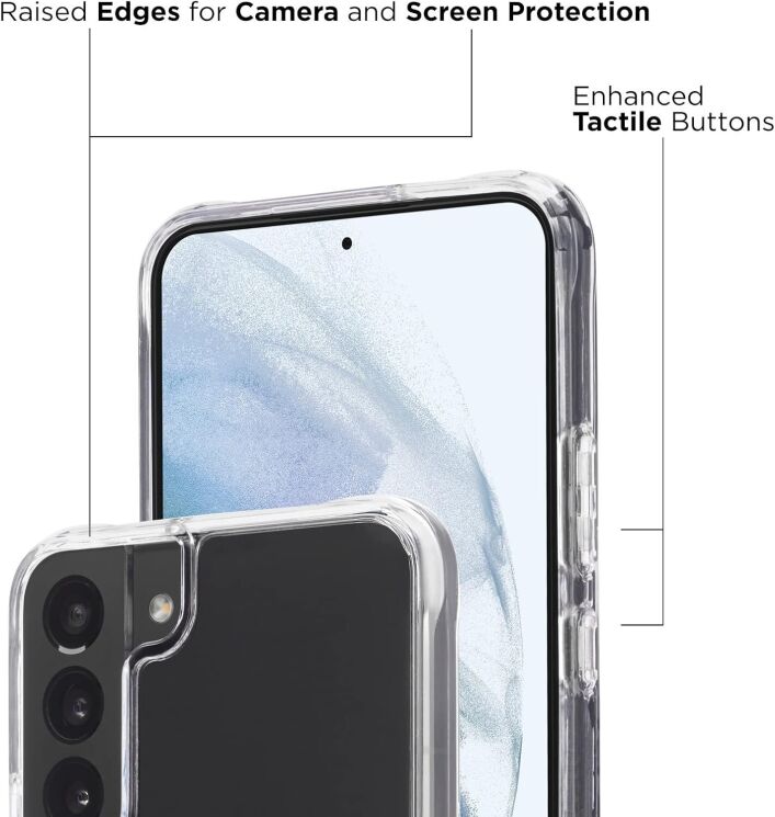 Защитный чехол Case-Mate Karat Marble для Samsung Galaxy S22 Plus (S906) CM048064 - White: фото 8 из 11