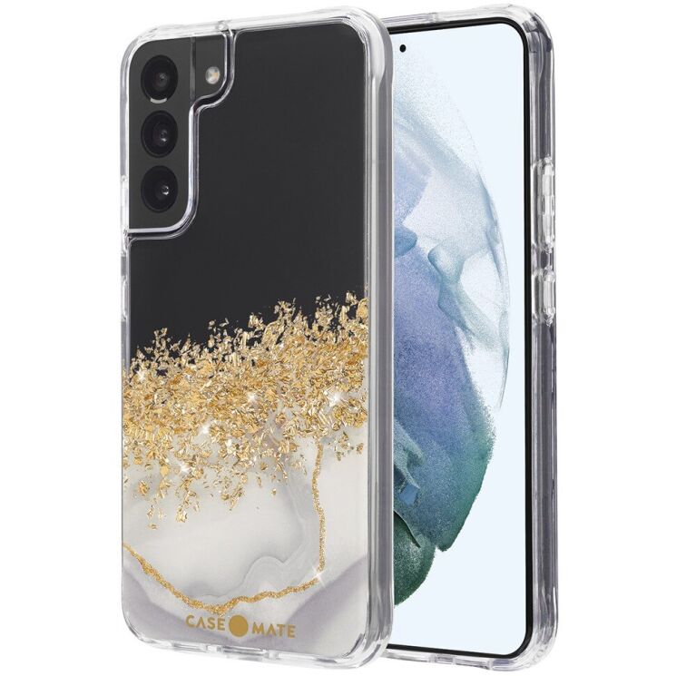Защитный чехол Case-Mate Karat Marble для Samsung Galaxy S22 Plus (S906) CM048064 - White: фото 1 из 11