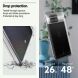 Защитный чехол Caseology Capella by Spigen для Google Pixel 8 (ACS06296) - Crystal Clear (325777C). Фото 9 из 12