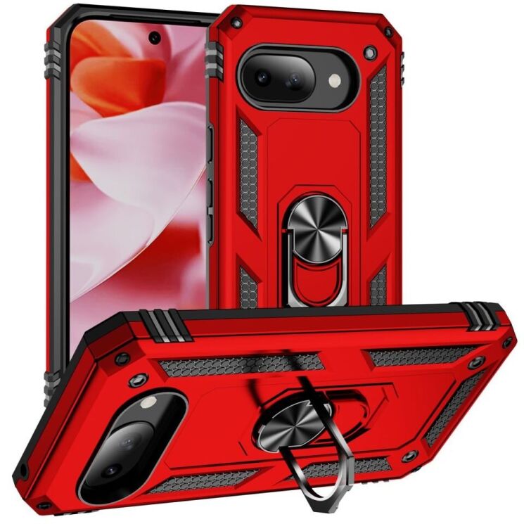 Защитный чехол Deexe Armor Case для Google Pixel 9a - Red: фото 1 из 7