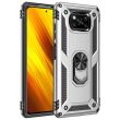Защитный чехол Deexe Armor Case для Xiaomi Poco X3 / Poco X3 Pro - Silver (281486S)