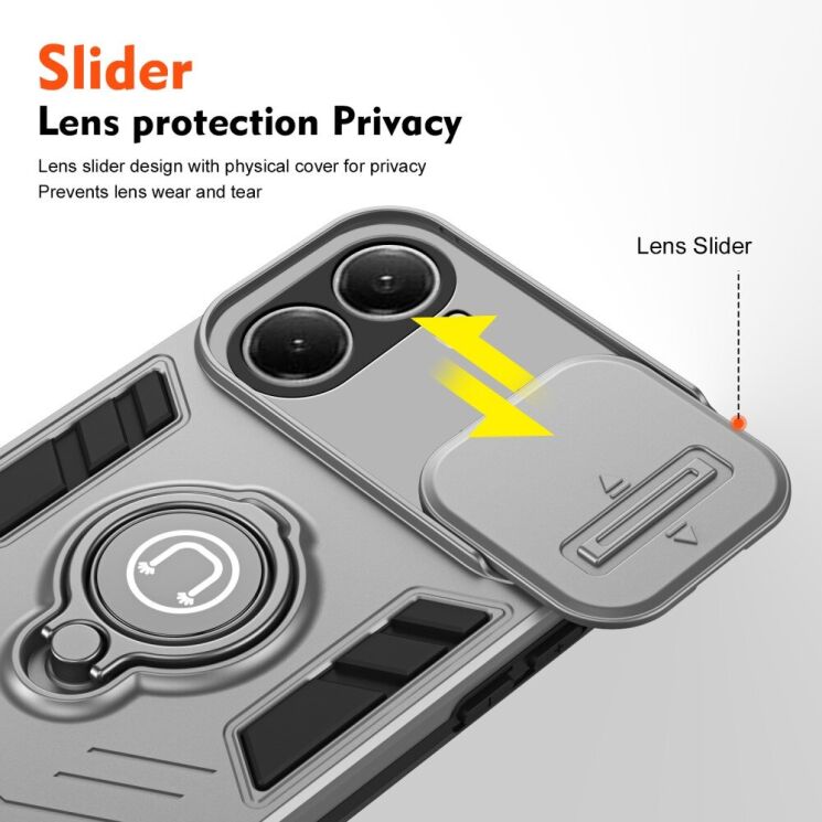Захисний чохол Deexe Armor MagShield для Xiaomi Poco X7 Pro - Blue: фото 2 з 7