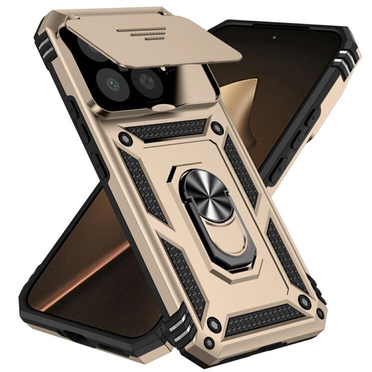 Защитный чехол Deexe Armor Shield для Xiaomi 15T Pro - Gold: фото 2 из 10