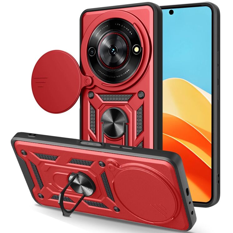 Защитный чехол Deexe Armor Shield для ZTE Nubia Focus - Red: фото 1 из 11