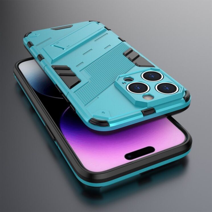 Захисний чохол Deexe Bibercas для Apple iPhone 15 Pro Max - Baby Blue: фото 5 з 7