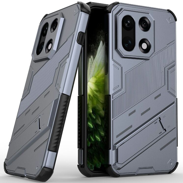 Защитный чехол Deexe Bibercas для OnePlus 15 - Grey: фото 2 из 6