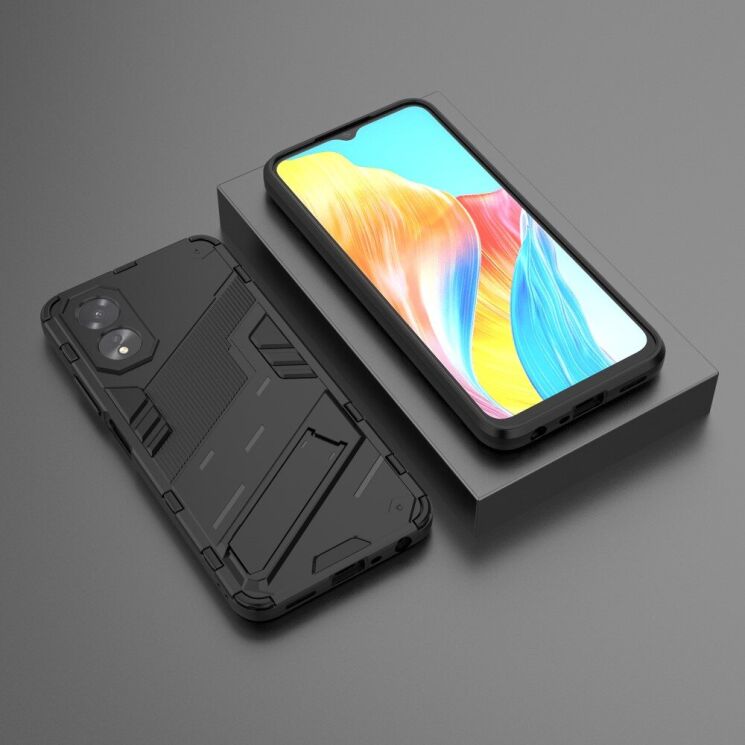 Защитный чехол Deexe Bibercas для OPPO A38 / A18 - Black: фото 5 из 7
