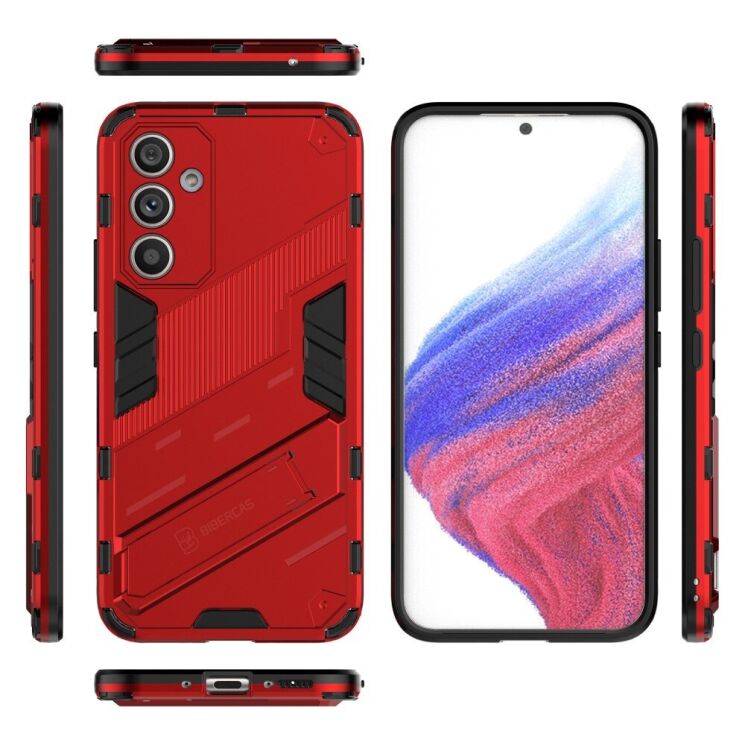 Защитный чехол Deexe Bibercas для Samsung Galaxy A54 (A546) - Red: фото 5 из 7