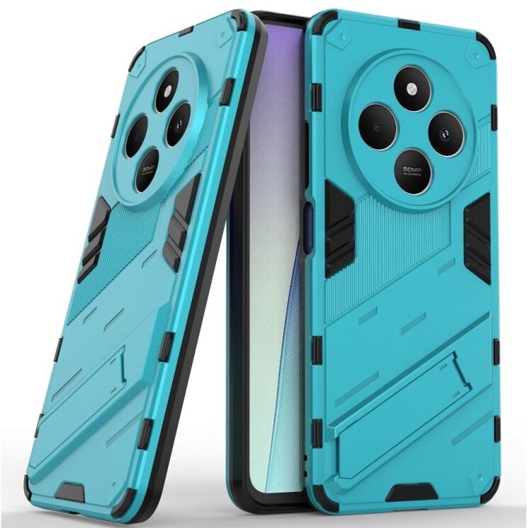 Защитный чехол Deexe Bibercas для Xiaomi Redmi 14C / Redmi A4 5G / Poco C75 - Baby Blue: фото 1 из 8