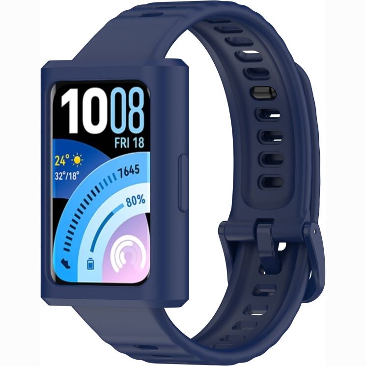 Защитный чехол Deexe Color Frame для Huawei Band 11 Pro - Blue: фото 7 из 8