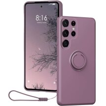 Защитный чехол Deexe Color Shell для Samsung Galaxy S24 Ultra (S928) - Dark Purple: фото 1 из 7
