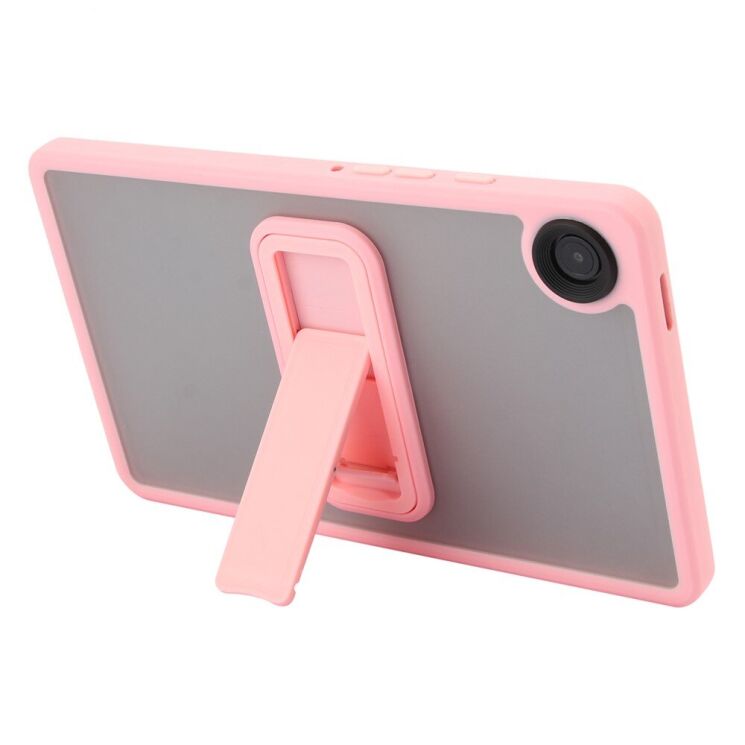 Захисний чохол Deexe Crystal Kickstand для Samsung Galaxy Tab A9 (X110/115) - Pink: фото 2 з 12