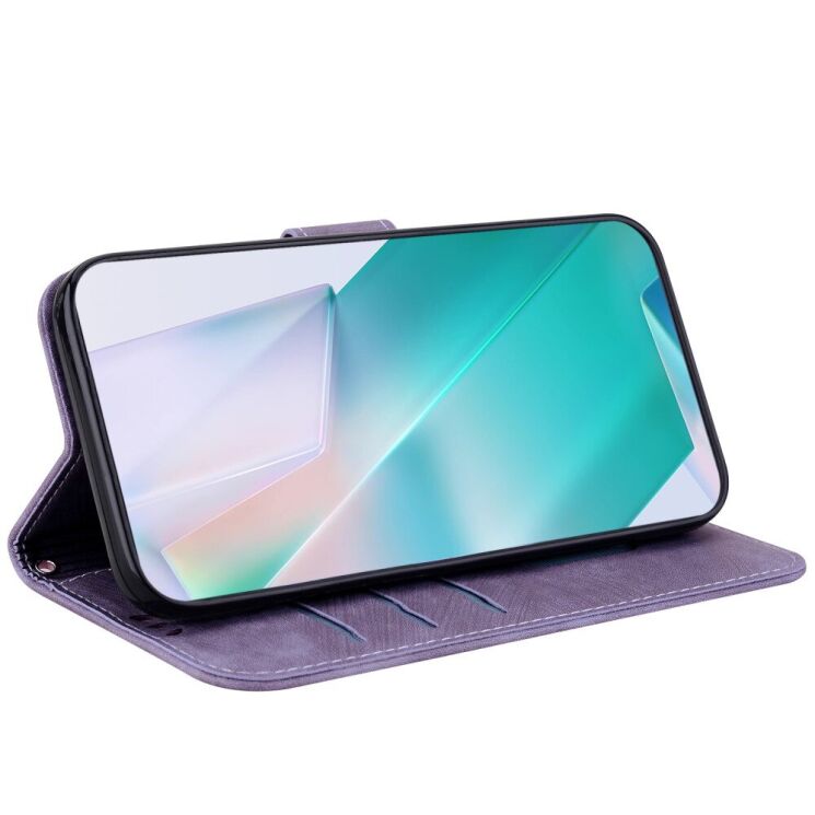 Защитный чехол Deexe Cute Tiger (FP) для Motorola Moto G24 / G04 / G04s / E14 - Purple: фото 3 из 10