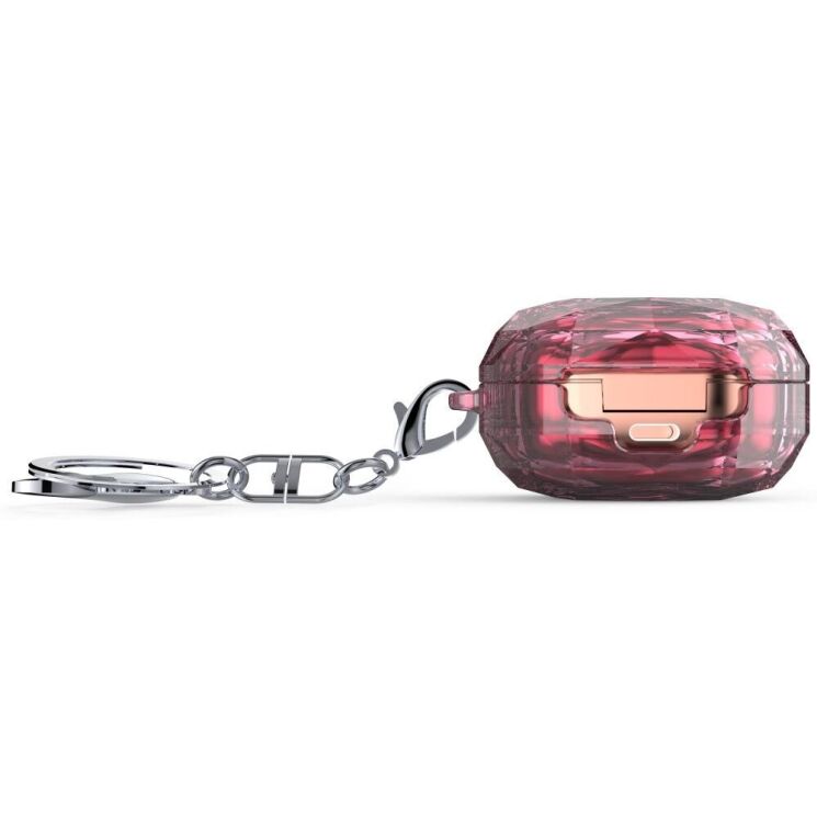 Захисний чохол Deexe Diamond Case для Samsung Galaxy Buds Live / Buds Pro / Buds 2 / Buds 2 Pro / Buds FE - Pink: фото 4 з 7