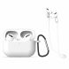 Защитный чехол Deexe Double Protect with Buckle для Apple AirPods Pro - White (263212W). Фото 1 из 7