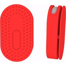 Защитный чехол Deexe Easy Stick для Samsung Galaxy SmartTag 2 - Red: фото 1 из 6