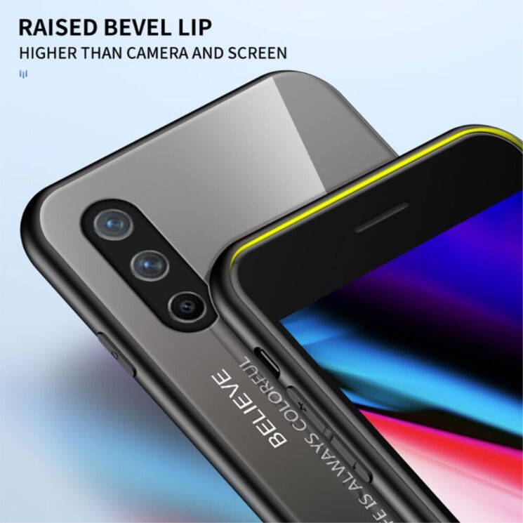 Защитный чехол Deexe Gradient Color для OnePlus Nord CE - Purple / Green: фото 5 из 11