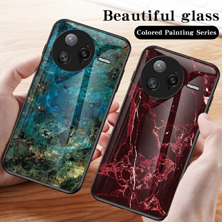 Захисний чохол Deexe Gradient Pattern для Xiaomi Poco F7 Ultra - Black: фото 5 з 7