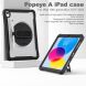 Защитный чехол Deexe Handstrap Сase для Apple iPad 10.9 (2022) / iPad 11 (2025) - Baby Blue (306470TT). Фото 2 из 12