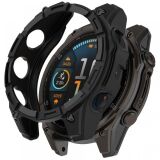 Защитный чехол Deexe Hollow Cover для Garmin Fenix 8 (43mm) - Black: фото 1 из 3