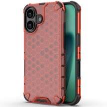 Захисний чохол Deexe Honeycomb Series для Apple iPhone 17 - Red: фото 1 з 6