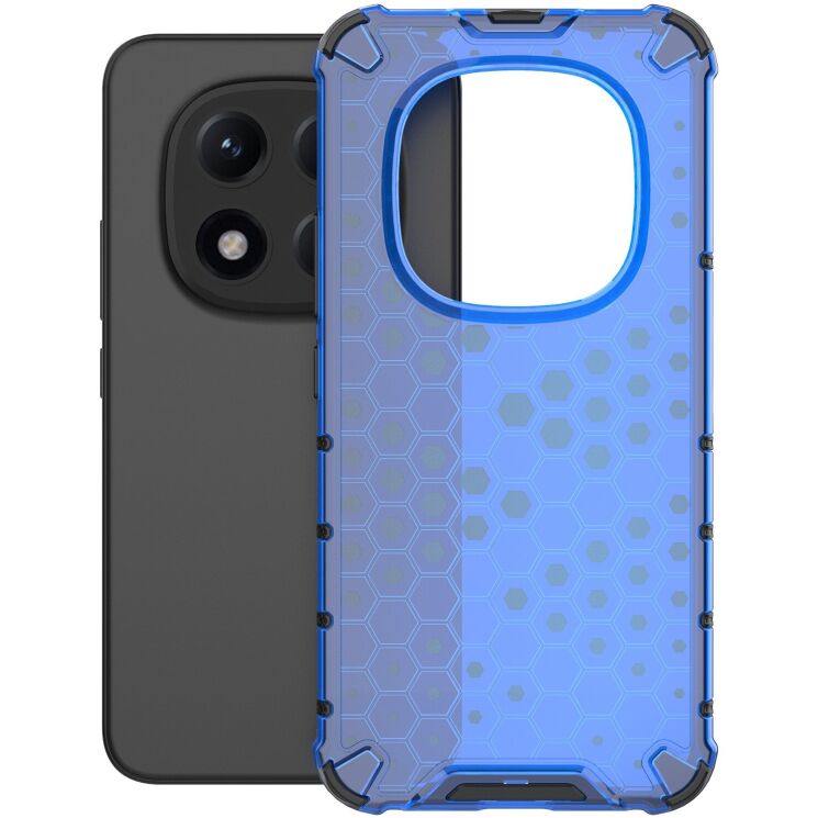 Защитный чехол Deexe Honeycomb Series для Xiaomi Redmi Note 15 Pro Plus / Poco M8 Pro 5G - Blue: фото 2 из 6